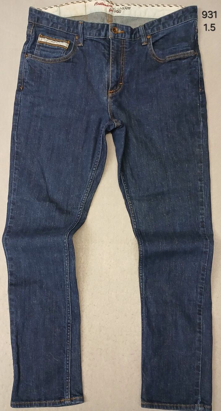 Vans (36x30) Men's Straight Leg Blue Denim Jeans